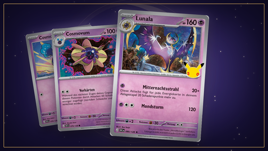 Lunala-Deck aus Pokémon 30 Jahre: Lunala, Cosmovum und Cosmog