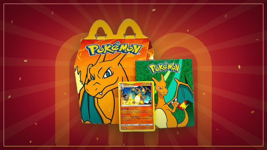 McDonald's Pokémon Sammelkarten Aktion 2026 mit Happy-Meal-Box und Kartenpäckchen