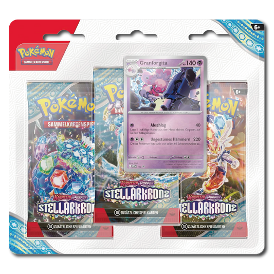 Karmesin & Purpur: Stellarkrone 3-Pack Blister (Deutsch)